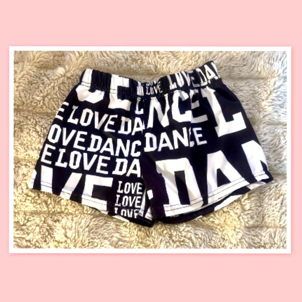 Love Dance Athletic Booty Shorts - Size Youth Small (6)